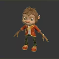 Monkey Cartoon Monkey Anime Monkey Stylized Monkey Fantasy Style Monkey Toy 3d model
