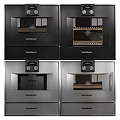 GUDERSHAU Built in Kitchen Appliances with Control Panels in Black and Silver