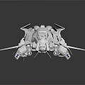 Modern Spaceship Spacecraft 3d model