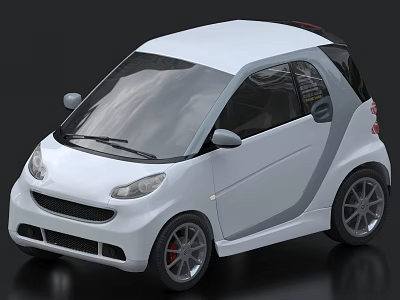 Car Mini Car MINI Car Electric Car Electric Car Unmanned Car Future Car Old Man Le 3d model