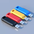 Colorful Portable Stylish USB Flash Drives as Practical Daily Life Essentials