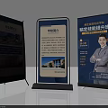 Educational Standee Display With School Introduction Professional Class And Skill Enhancement