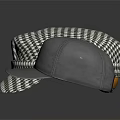 Three Different Styles of Hats in Yellow Houndstooth and Gray Colors
