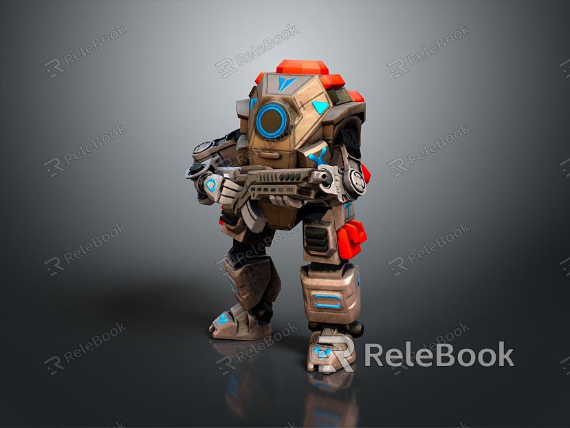 Mech warrior machine battle armor mechanical battle armor machine warrior battle robot game robot model