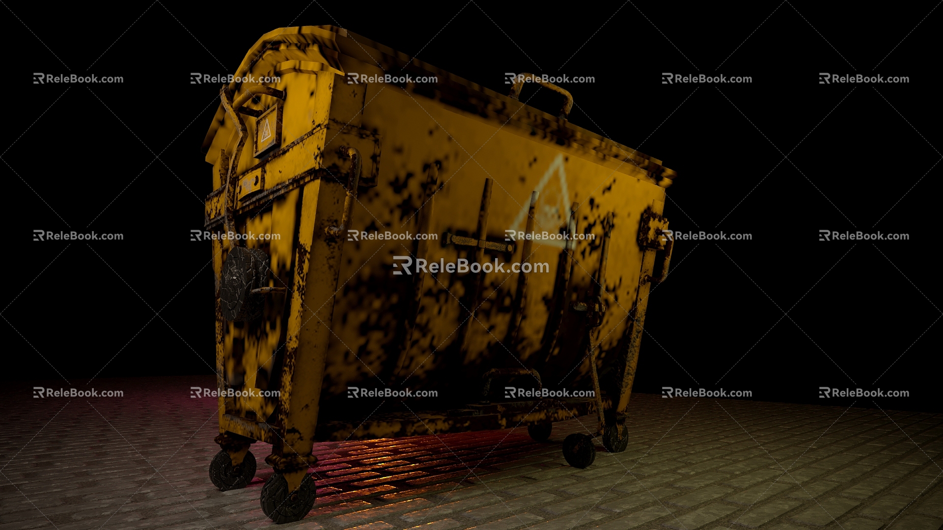 Industrial LOFT dustbin space dustbin sci-fi 3d model