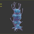 modern eukaryotic cell eukaryotic cell cross section cell structure cell tissue 3d model
