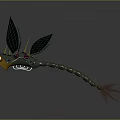 Futuristic Mechanical Dragonfly 3D Model With Transparent Wings And Metallic Body