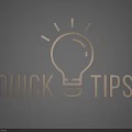 Golden Wooden Wall Hanging With Quick Tips Text And Light Bulb Design