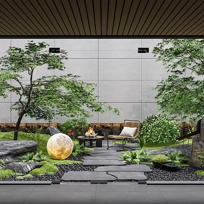 Garden 3d models