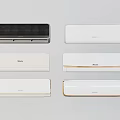 Midea Wall Mounted Air Conditioner Fans With Different Modern Styles Collection 3d model
