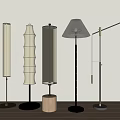 Modern floor lamp 3d model