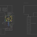 Esports Themed Room With Gaming Character Posters Display Cabinets And Office Desk Chairs