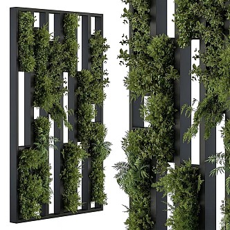 Plant Green Wall 3d model