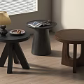 Side a few solid wood side a few corner a few round a few 3d model