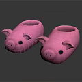 Cute Pink Pig Shaped Slippers for Comfortable Home Wear Design