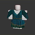 Modern Skirt Short Skirt Fashion Skirt One-piece Skirt 3d model