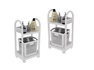 daily necessities clothes basket 3d model