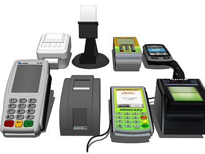 modern credit card machine payment machine model