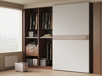 Modern wardrobe 3d model