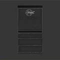 Black Frodl Display Shelf With Multiple Shelves For Storage And