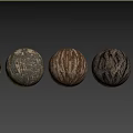 Decorative Sphere Component With Bark Like Texture And Detailed Surface Views 3d model