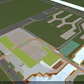 Modern Industrial Factory Building With Steel Structure Large Windows And Production Lines