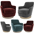 Sofa Single Sofa Seat Casual Sofa Single Chair 3d model