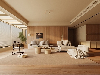 The Silent Living Room 3d model