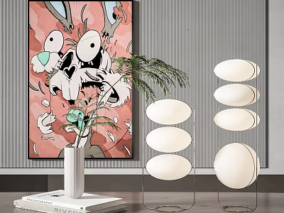 Modern Table Lamp Table Lamp Combination 3d model
