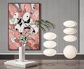 Modern Table Lamp Table Lamp Combination 3d model
