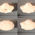 Modern Sculptural Ceiling Lights With Various Curved Shapes And Soft Glow Design