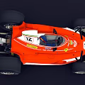 Electric Toy Red F1 Style Racing Car With Number 12 And Sponsor Decals