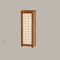 Modern Rectangular Wall Light with White Frame for Home Interior Decor 3d model