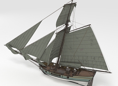 Sailing vessel 3d model