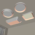 Stylish Modern Ceiling Lights Featuring Round And Square Shapes For Home Interior Decoration