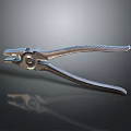 Pipe pliers vise bench vise wrench tool hardware tool processing tool furniture 3d model