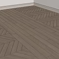 Light Brown Wood Look Floor Tiles With Herringbone Pattern For Modern Home Interior 3d model