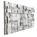 Natural Stone Wall With Irregular Blocks Rough Surface And Rustic Texture Design