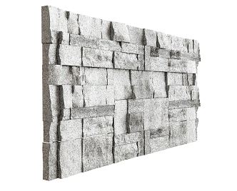 Modern wall stone brick stone wall stone culture stone 3d model