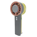 Modern Handheld Fan With Colorful Fan Head And Gray Body