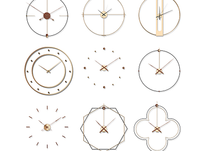 Light Luxury Wall Clock Wall Clock model