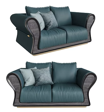 Double sofa 3d model