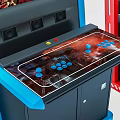 Modern game arcade 3d model