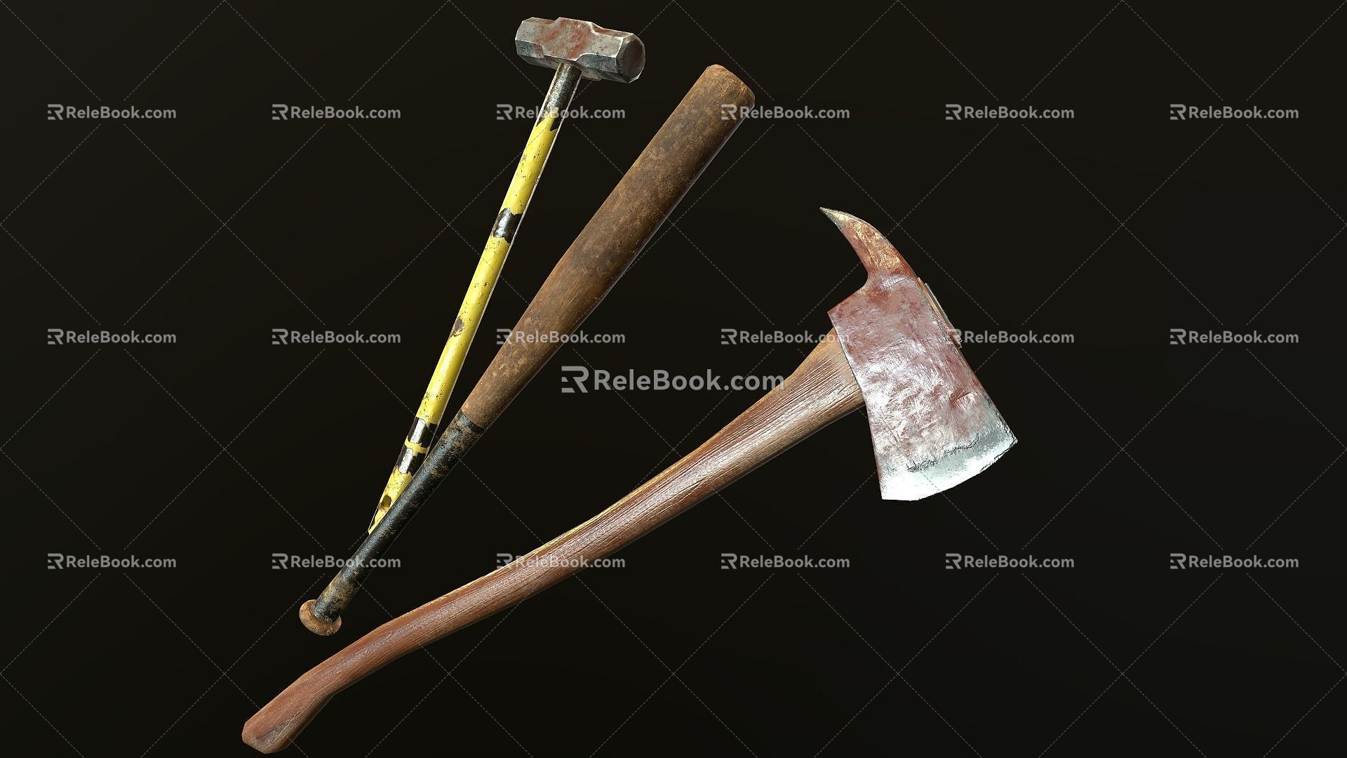 Hammer Axe Tools Hammer Tools Hardware Axe Hammer Baseball Stick Cabinet Metal model