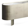 Modern Entryway Console And Side Cabinet With Sleek Design Metal Legs And Smooth Surface