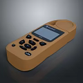 Handheld Skyeagle Electronic Device with Brown Case LCD Display and Control Buttons