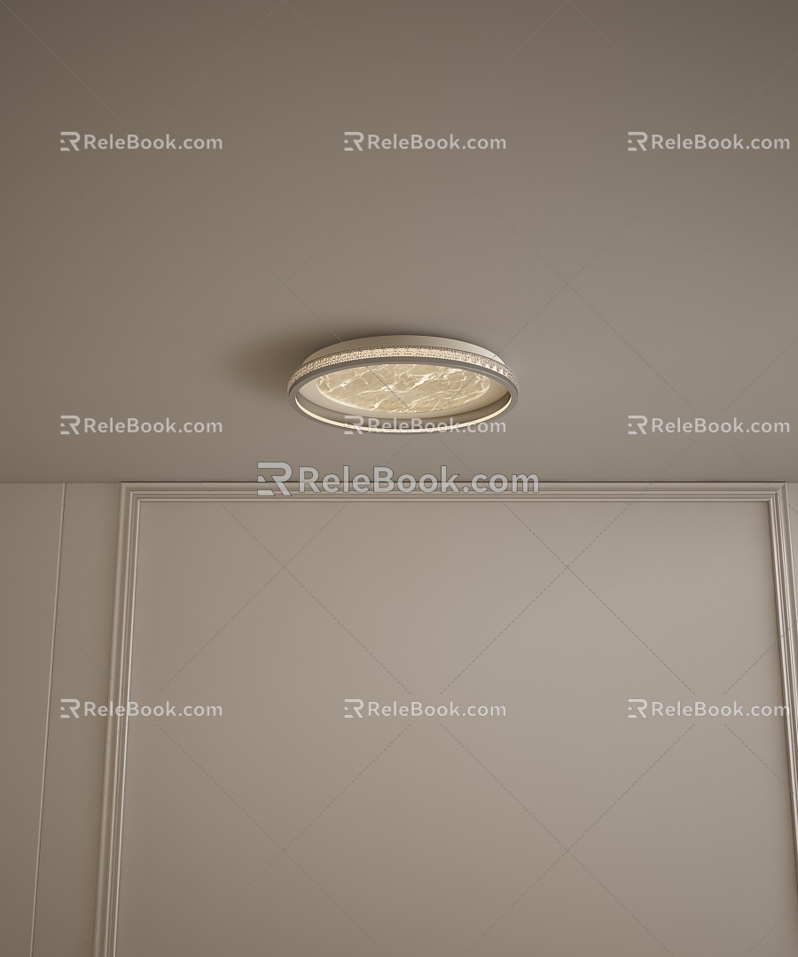 Simple ceiling lamp 3d model