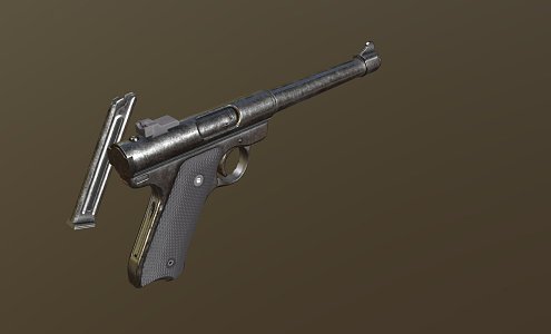 Ruger Mark 1 pistol 3d model