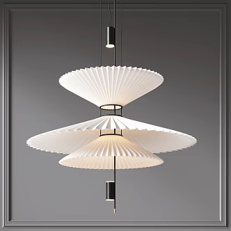 Modern chandelier 3d model