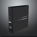 Dell Black Mini Desktop Computer With Compact Design And Multiple Side Ports